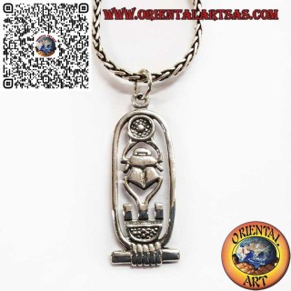 Amuleto in Argento Scarabeo Egizio – Protezione e Rigenerazione Spirituale