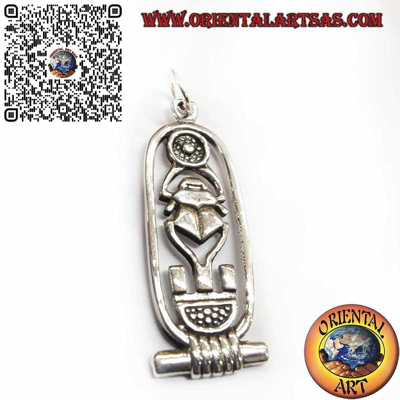 Amuleto Escarabajo Egipcio de Plata – Protección y Renovación Espiritual