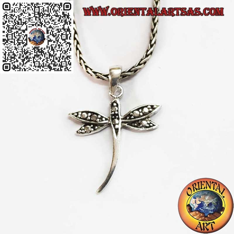 925 Silver Dragonfly Pendant – Symbol of Freedom and Change