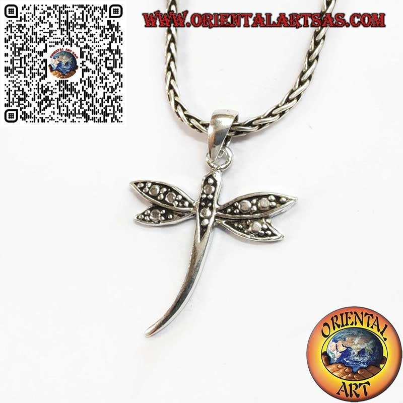 Colgante de Plata 925 Libélula – Símbolo de libertad y cambio