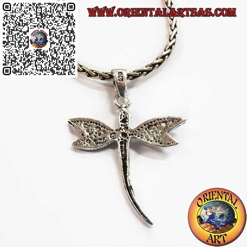 925 Silver Dragonfly Pendant – Symbol of Freedom and Change