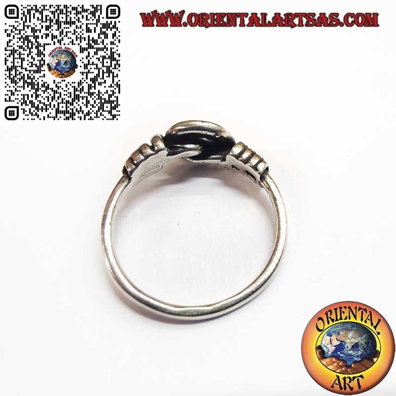 Bague Viking en Argent avec Spirales – Bijou Artisan