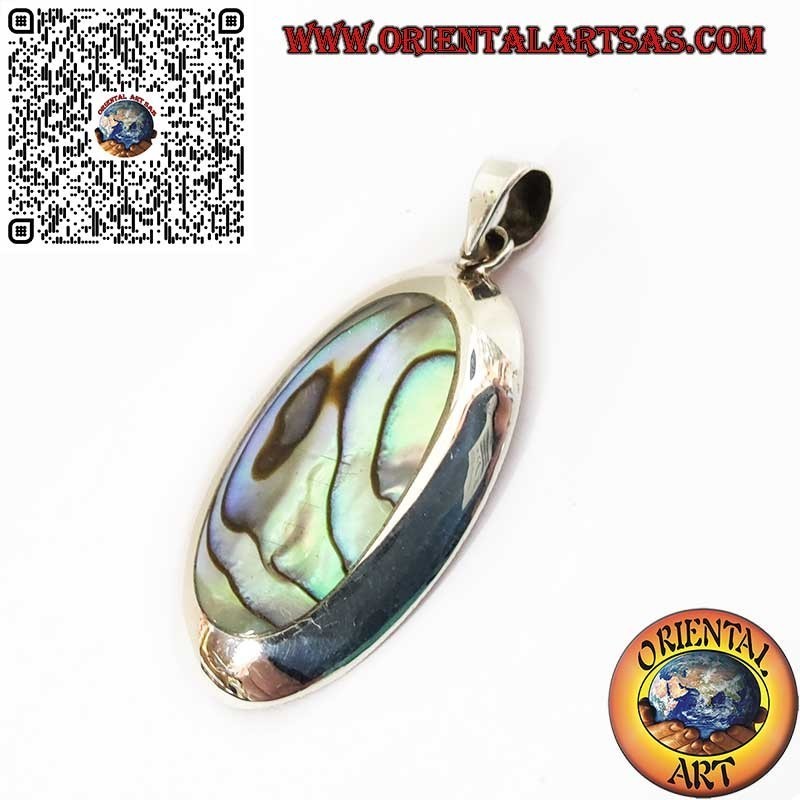 Colgante en Plata 925 con Concha Paua | Joyería Elegante