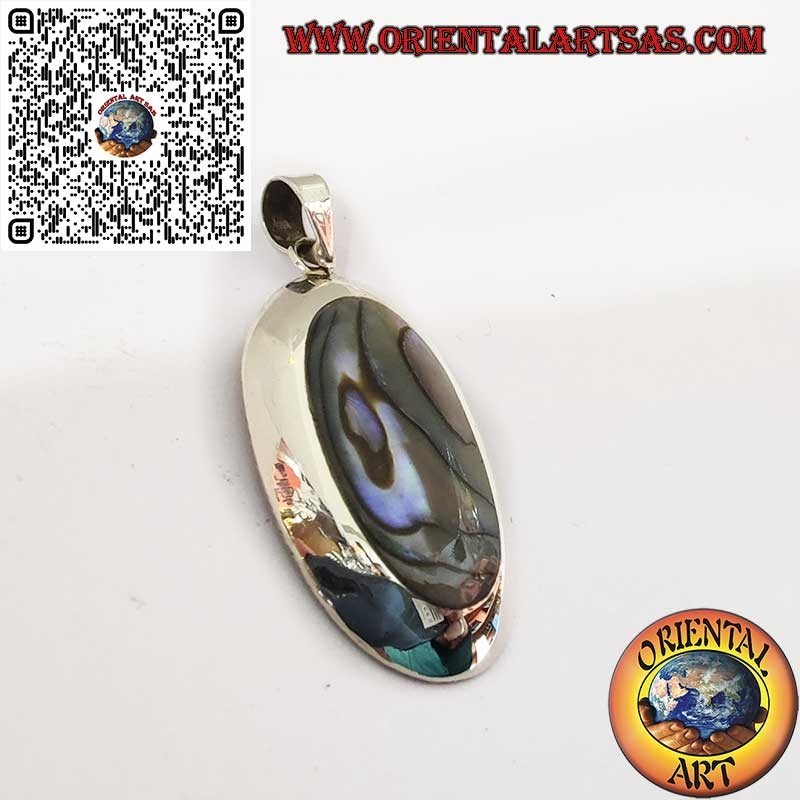 Pendentif en Argent 925 avec Coquille Paua | Bijoux Élégants