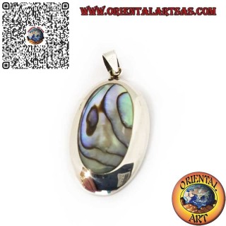 Anhänger aus 925er Silber mit Paua-Muschel | Eleganter Schmuck