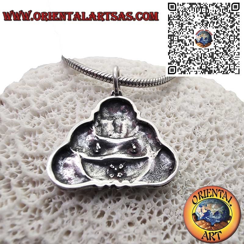 Ciondolo Buddha Ridente Argento 925 - Fortuna e Prosperità