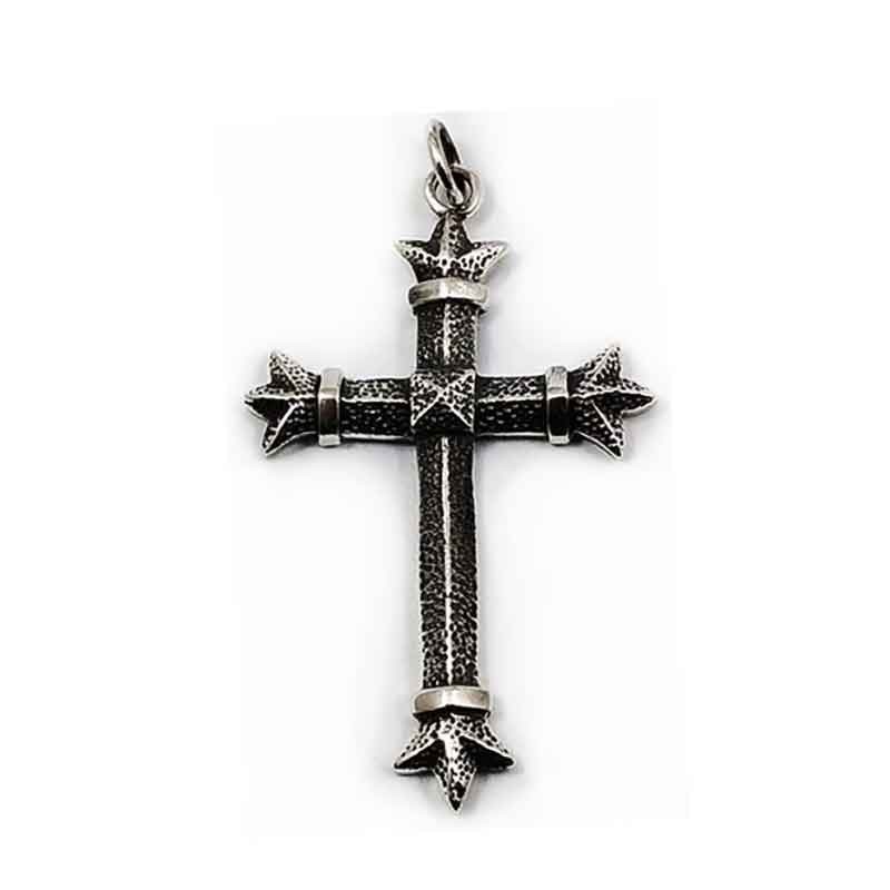 Pendentif Croix Argent 925 - Grande Croix 60x40 mm Brunie
