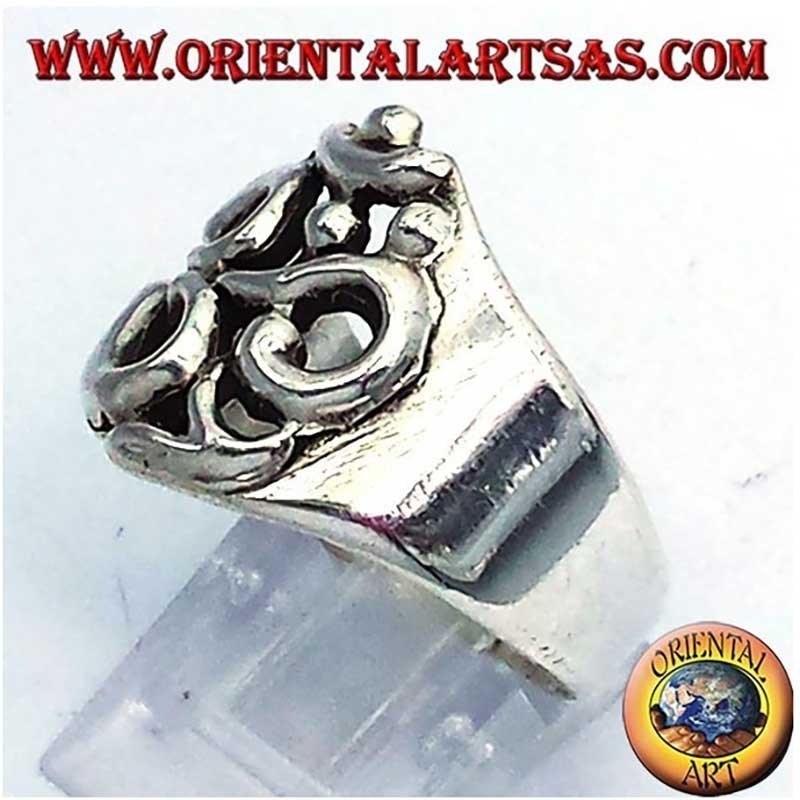 Anello Simbolo OM Argento 925 Spirituale | Oriental Art