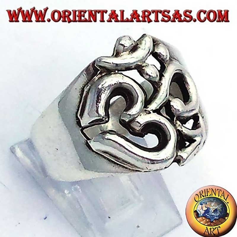 OM Symbol Ring 925 Sterling Silber Aum | Oriental Art
