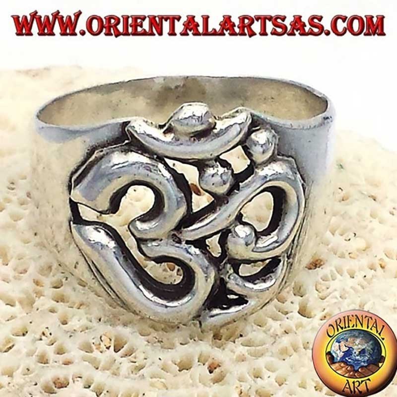 OM Symbol Ring 925 Sterling Silber Aum | Oriental Art
