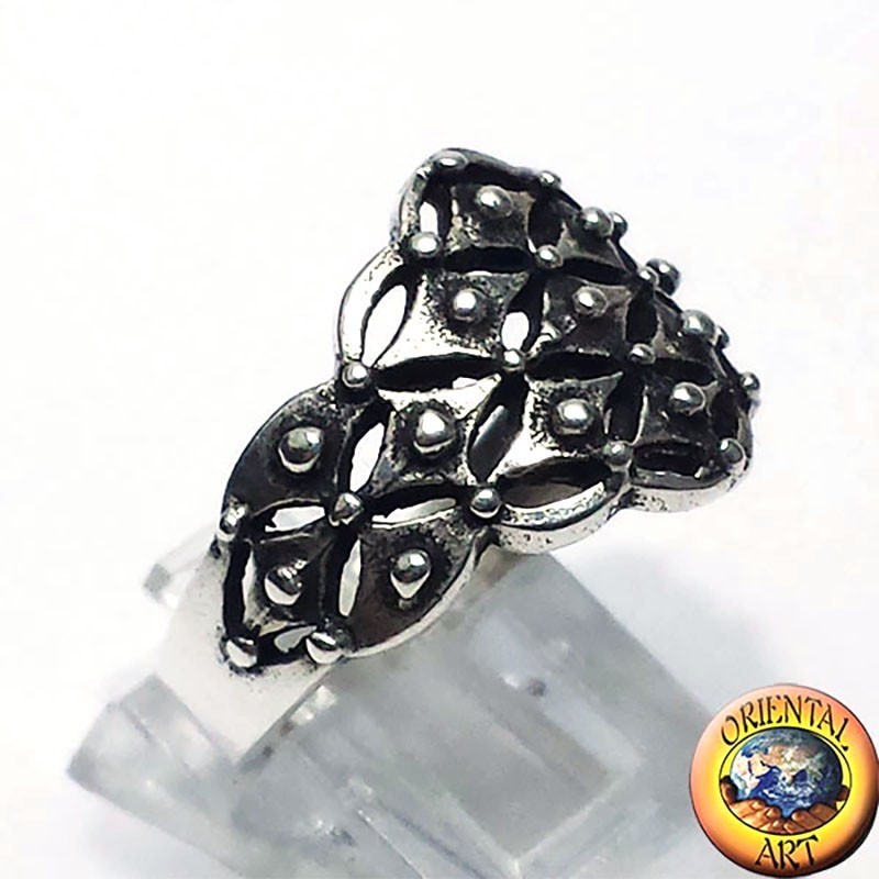 Sardischer Ring 925 Sterling Silber Hoch 15mm | Oriental Art