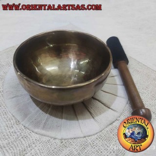 Tibetan Singing Bowl Nadayaga 12cm 7 Metals Note C - Handmade Nepal Oriental Art