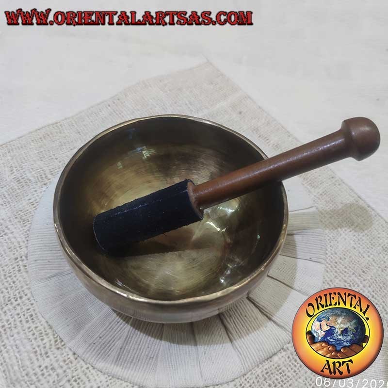 Bol Chantant Tibétain Nadayaga 12cm 7 Métaux Note DO - Fait Main