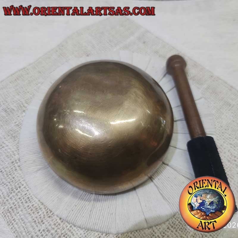 Tibetan Singing Bowl Nadayaga 12cm 7 Metals Note C - Handmade