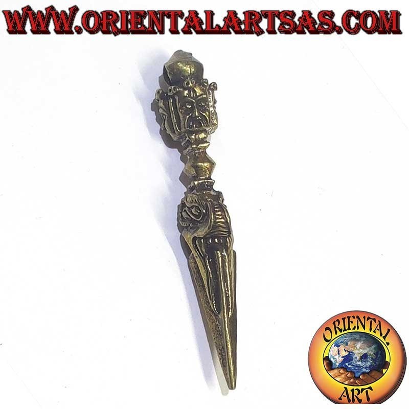 Phurba Vajrakila Mahakala Pendant Brass 55mm | Oriental Art