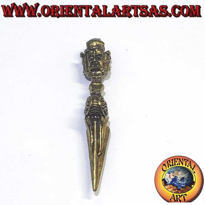 Phurba Vajrakila Mahakala Pendant Brass 55mm | Oriental Art