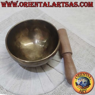 Campana Tibetana 7 Metalli Fatta a Mano - 10 cm Nota RE (587 Hz)