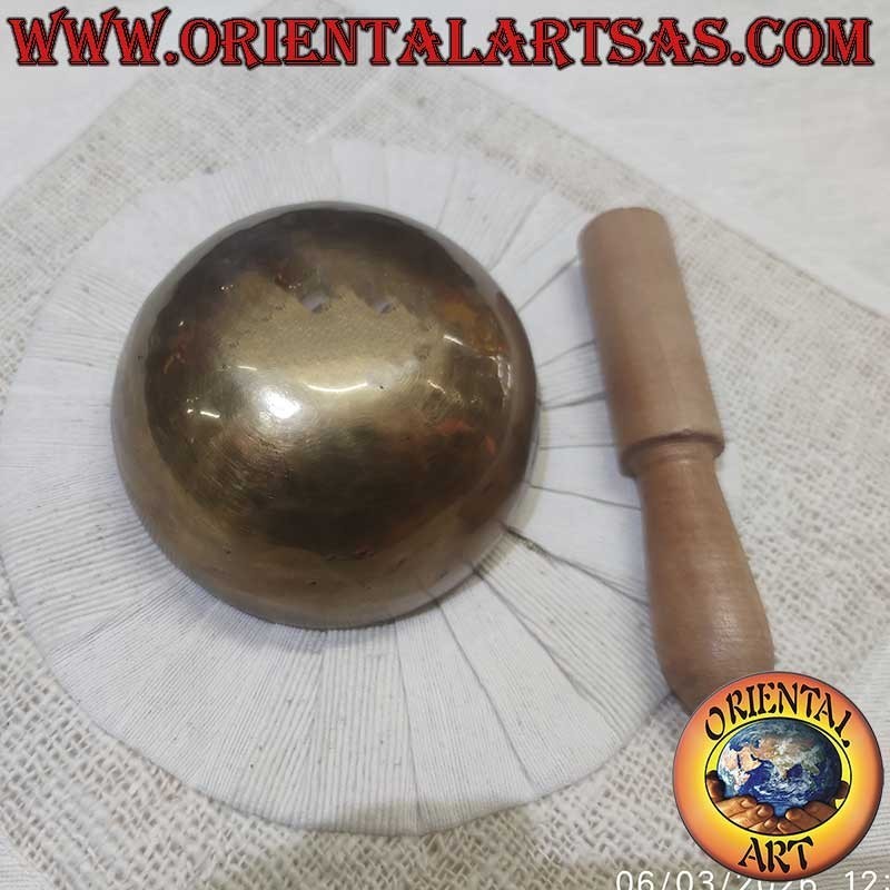 Tibetische Klangschale 10cm 7 Metalle Note D 587Hz Nepal Handgefertigt