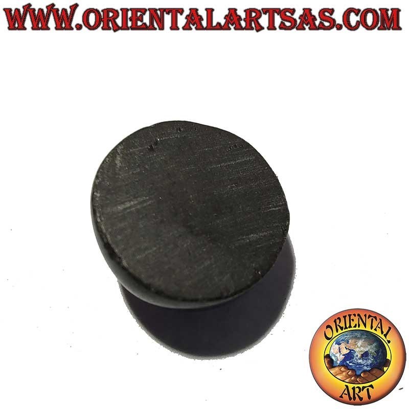 Diopside Étoile Noire Naturel 9mm Cabochon Astérisme 4 Rayons | Oriental Art