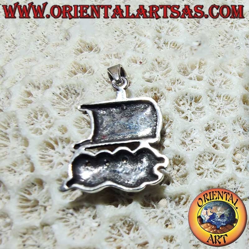Viking Drakkar Pendant 925 Silver - Norse Longship | Oriental Art