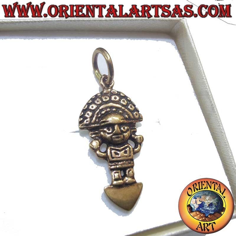 Colgante Tumi Peruano Bronce 30mm - Símbolo Fuerza Vida 2,3g Oriental Art
