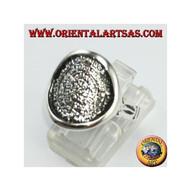 Silver ring with Festo's disc