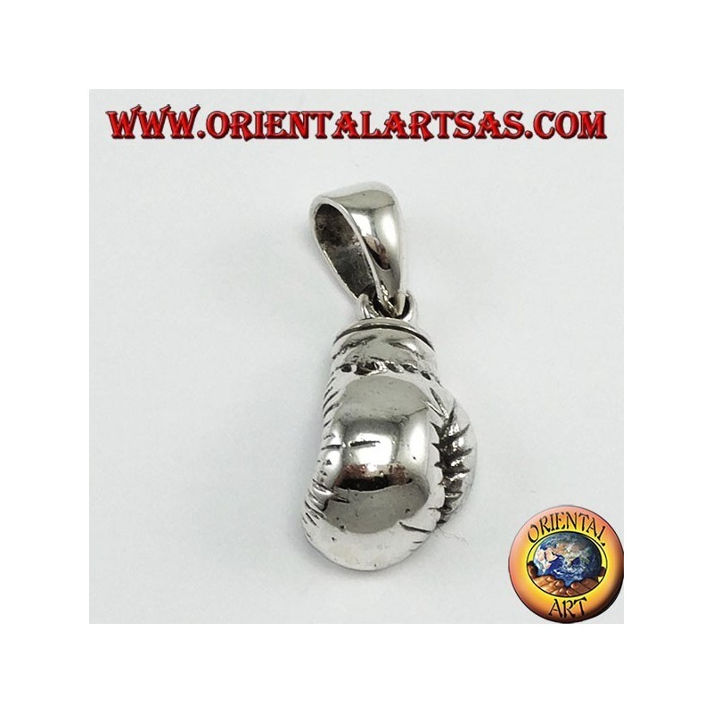 Pendentif en argent, gants boxer