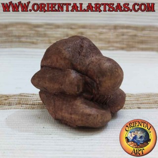 Estatua Yogiman – Buda Llorón (Orang Malu) – Madera de Suar – Hecho a mano – Pieza única – Tamaño 5x5x5 cm