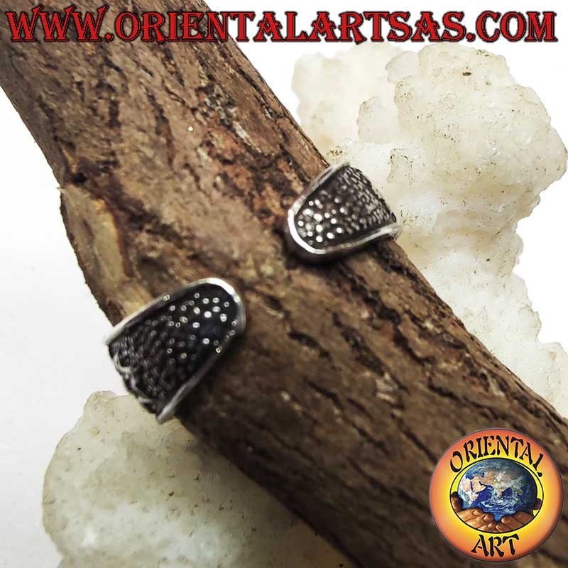Anillo Plata 925 Ajustable Flor Cincelada Dedo Pie Falange