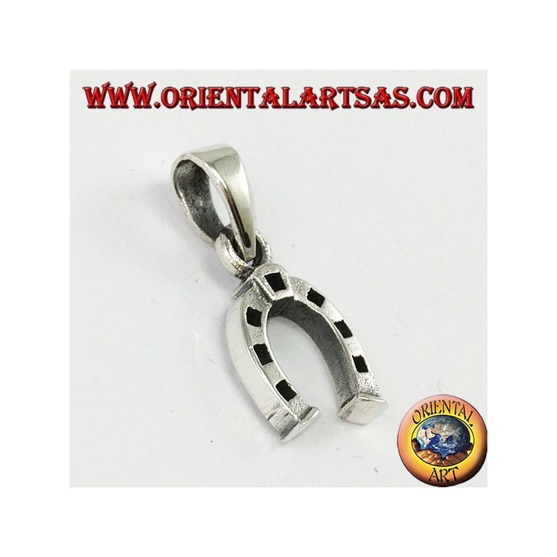 Colgante de plata, herradura