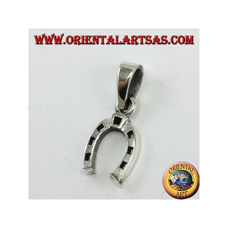 Colgante de plata, herradura