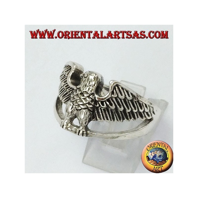 Anillo de plata, águila imperial