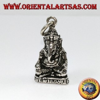 Colgante en plata Ganesha estatua