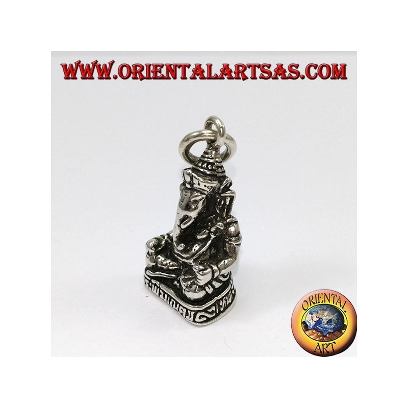 Colgante en plata Ganesha estatua