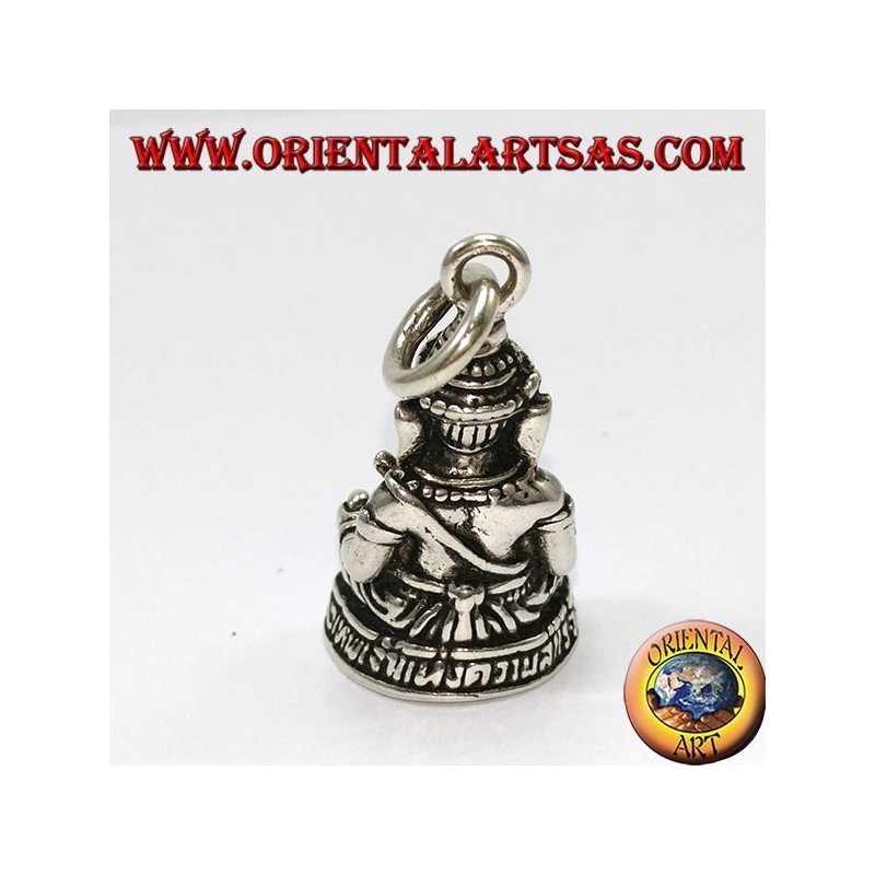 Pendant in silver Ganesha statue