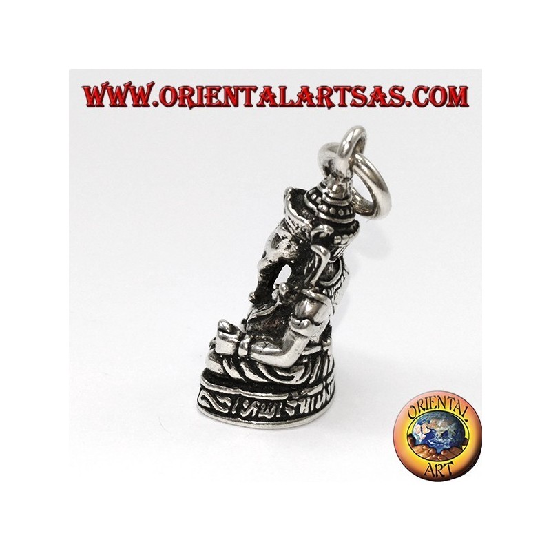 Colgante en plata Ganesha estatua