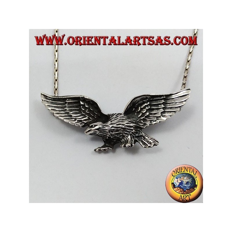 Silberanhänger, Römischer Adler (3 Haken)