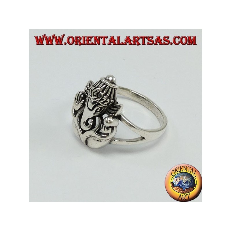 Silberring mit Ganesha oder Ganesh