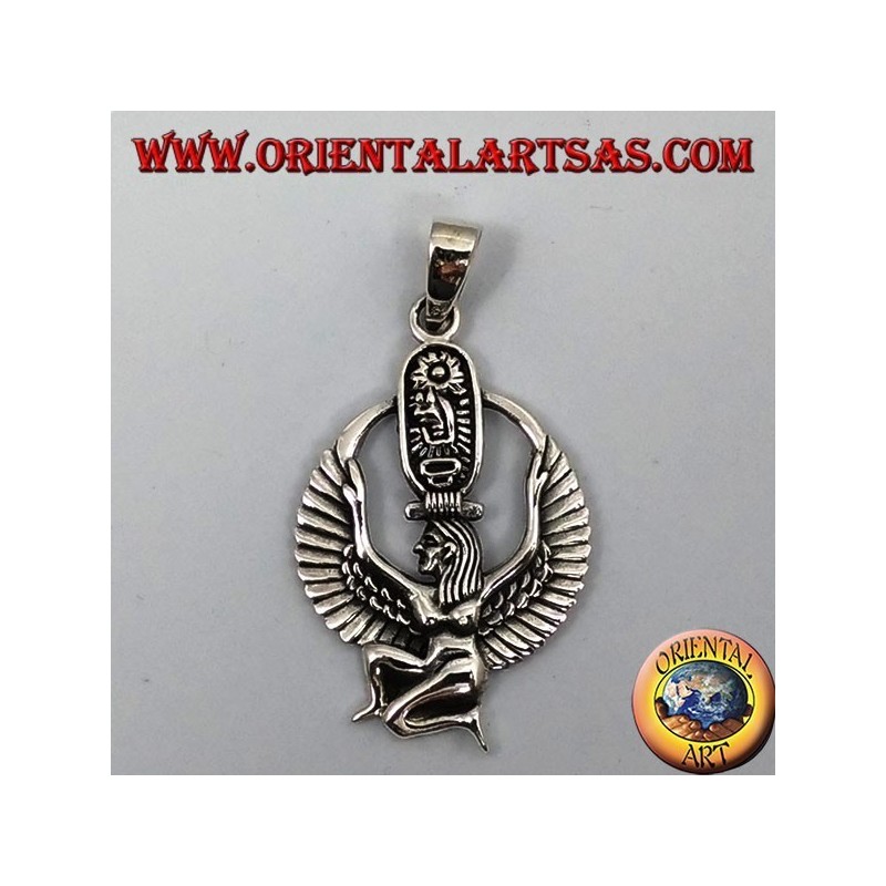 Silver Pendant, Isis Dea of maternity fertility and magic