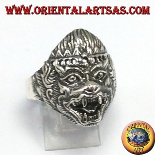 Bague en argent, Hanuman
