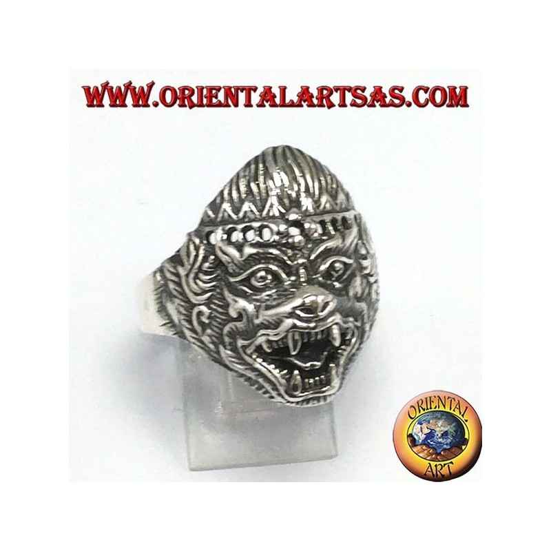 Anello in argento, Hanuman