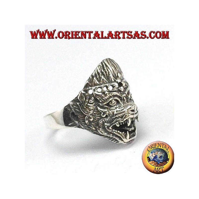Bague en argent, Hanuman