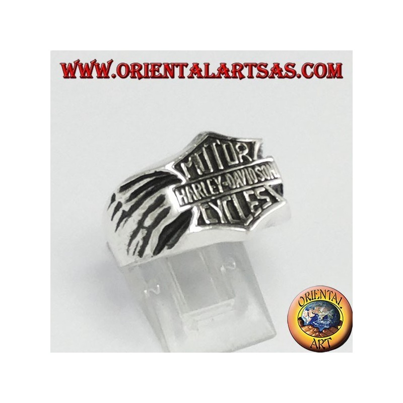 Anillo de plata Motors Harley davidson cycles