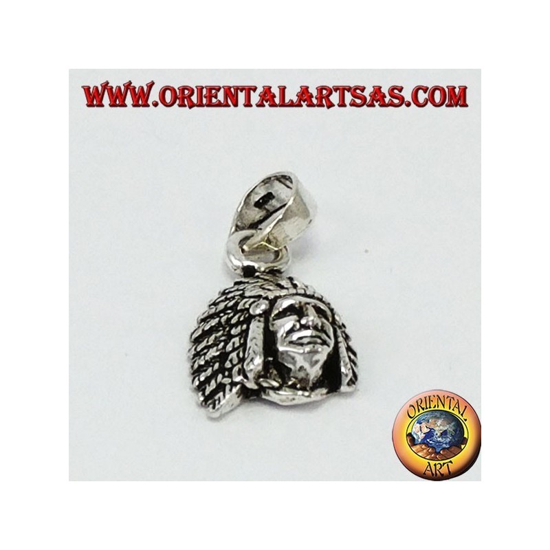 Silber Anhänger, Native Indian Head (klein)