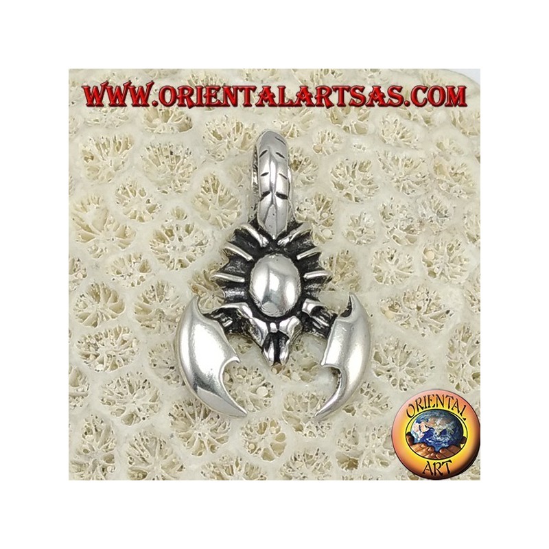 Scorpion Pendant Sterling Silver 925 - Zodiac Talisman - Power