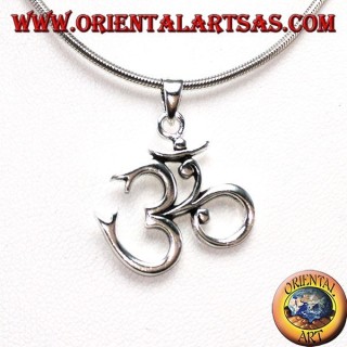 Colgante de plata 925, OM Oṁ Óm y Aum Syllable Sacred