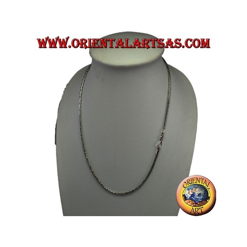Collier en argent, BOROBUDUR cm 55