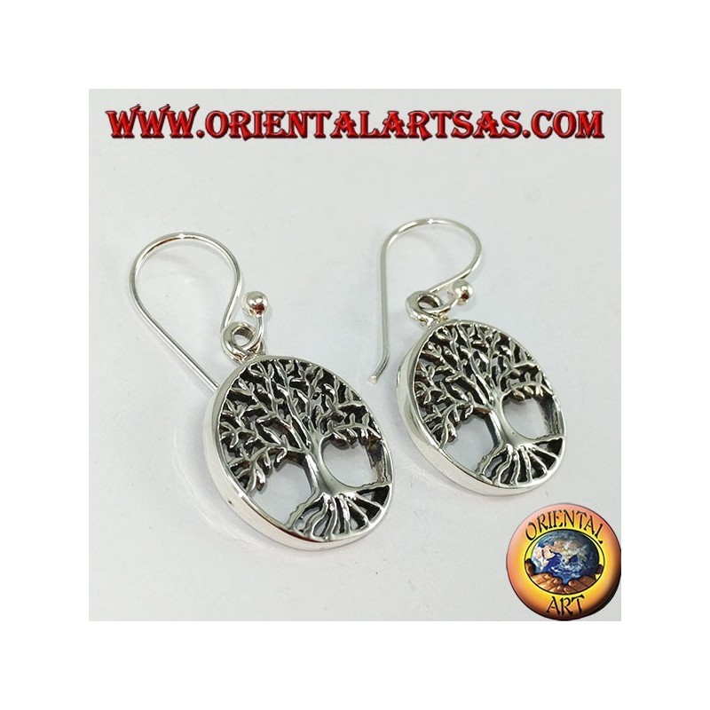 Orecchini  in argento albero della vita celtico