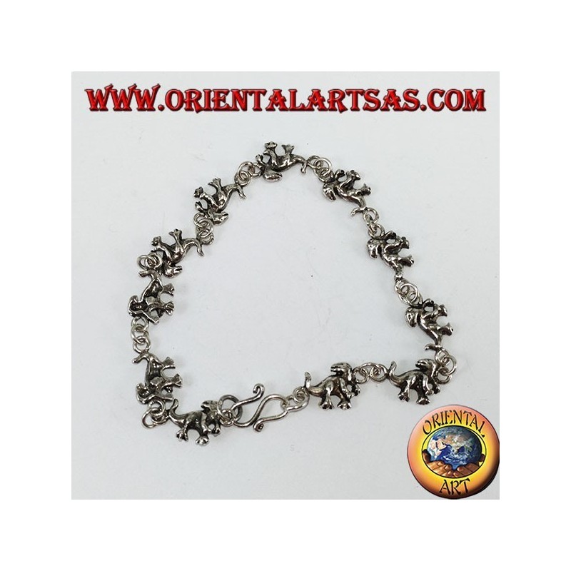 Dinosaur Silver Bracelet