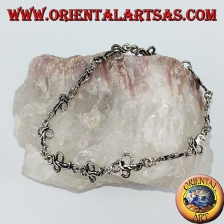 Bracelet en argent avec 12 cobra